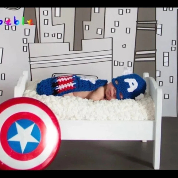 Other - CROCHETED Captain America 🥳Host Pick🥳